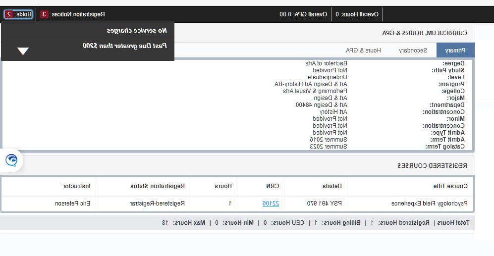 Student Information View